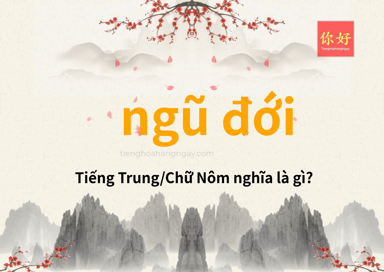 ngũ đới tiếng Trung là gì?